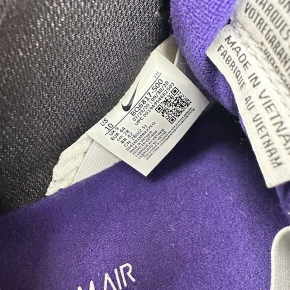 Nike SB Dunk Low Mens Size 10 Court Purple - Picture 7 of 8